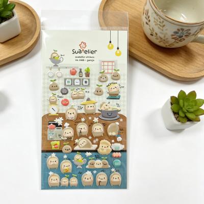 Custom Cartoon Animal EVA Puffy Foam Decor Stickers